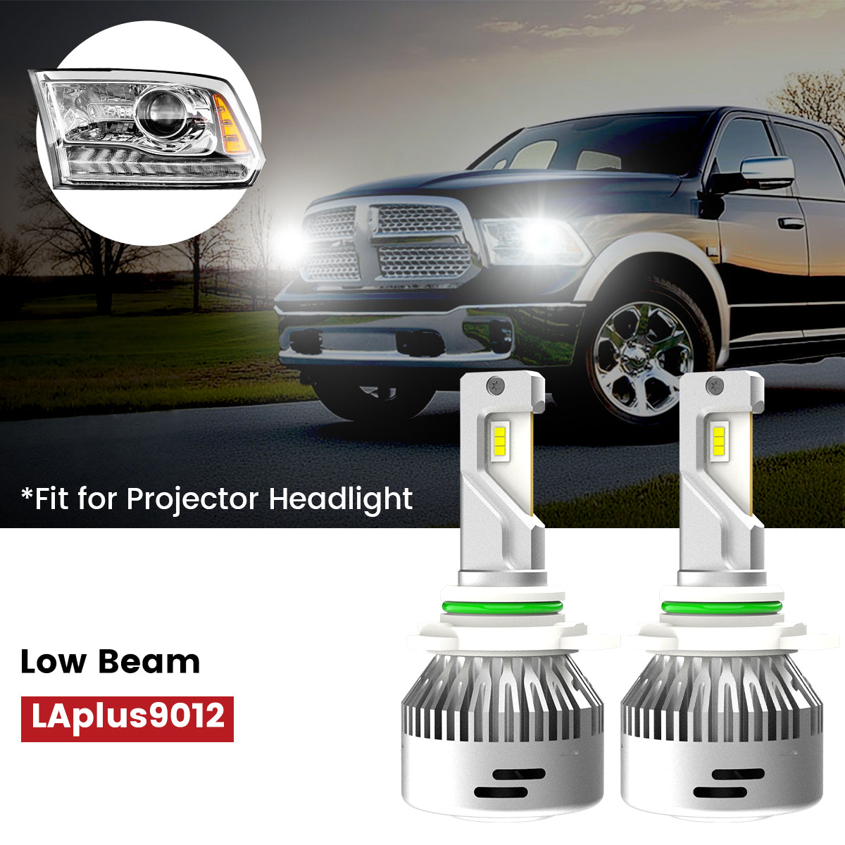 LAplus-9012-LED-bulbs-fit-for-2013-2015-Ram-1500-with-projector-headlight