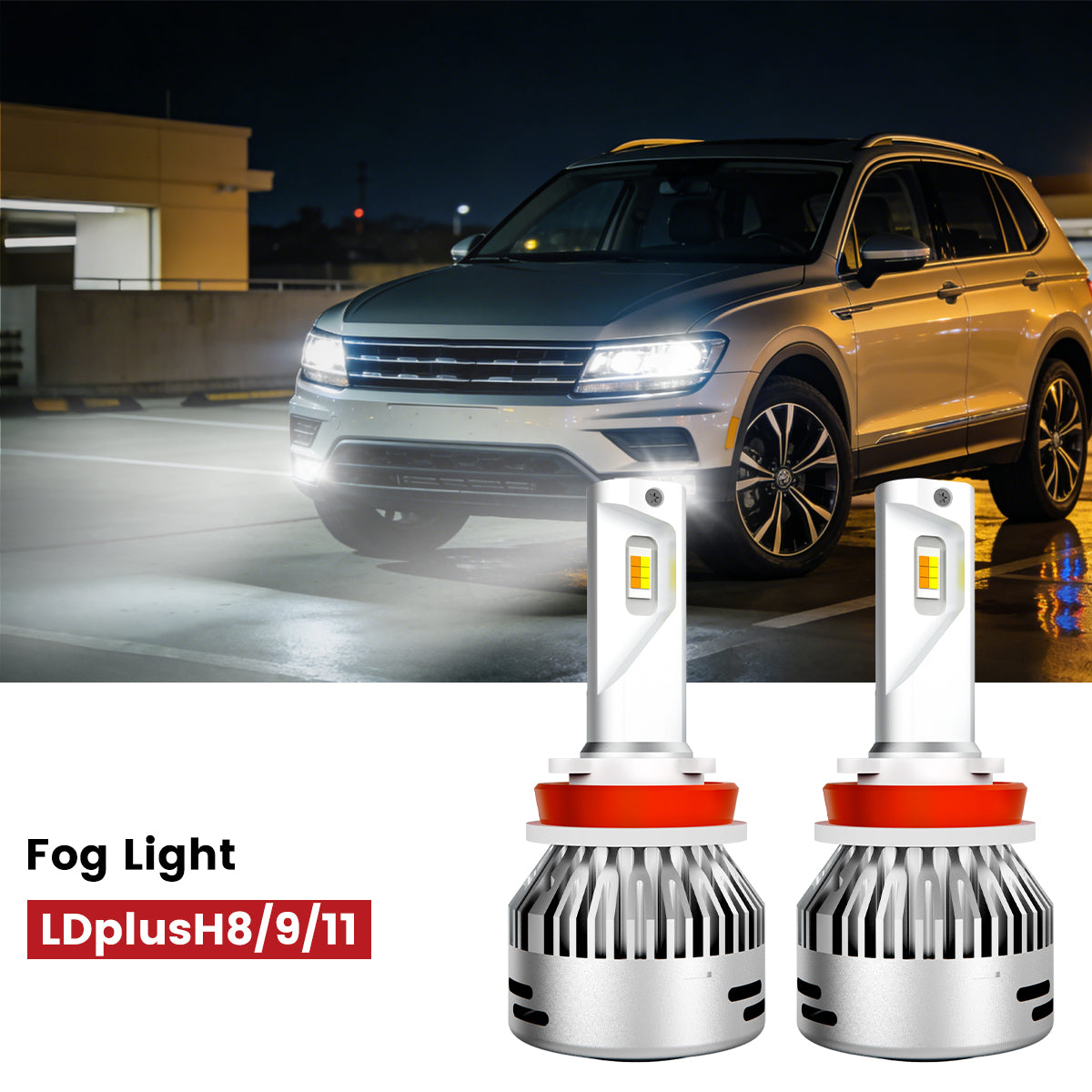 Lasfit H11 LED bulb fit for 2018-2021 Volkswagen Tiguan fog lights