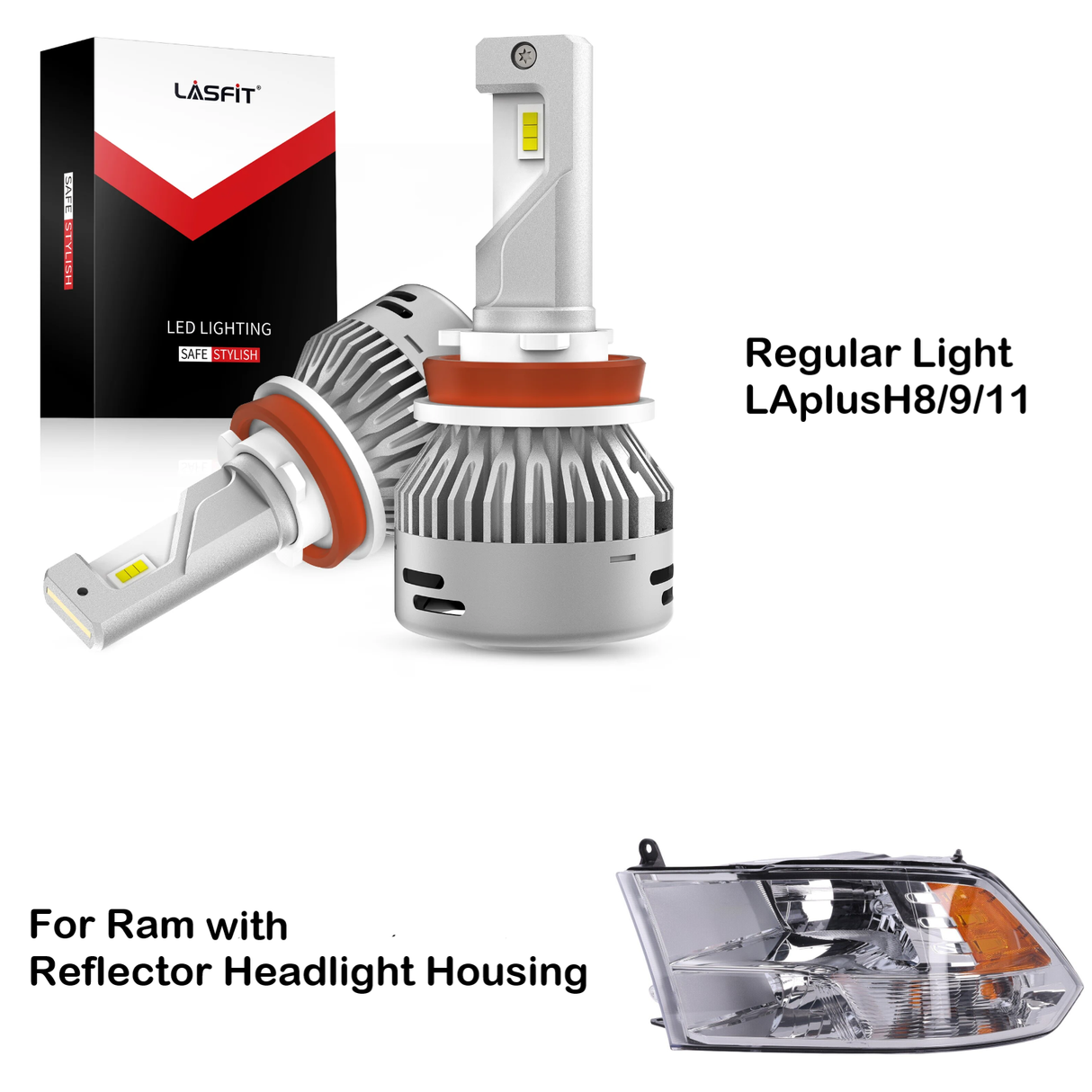 Fit for 2016-2018 Ram HD 2500/3500 LED Bulbs Upgrade | Tested and Verified