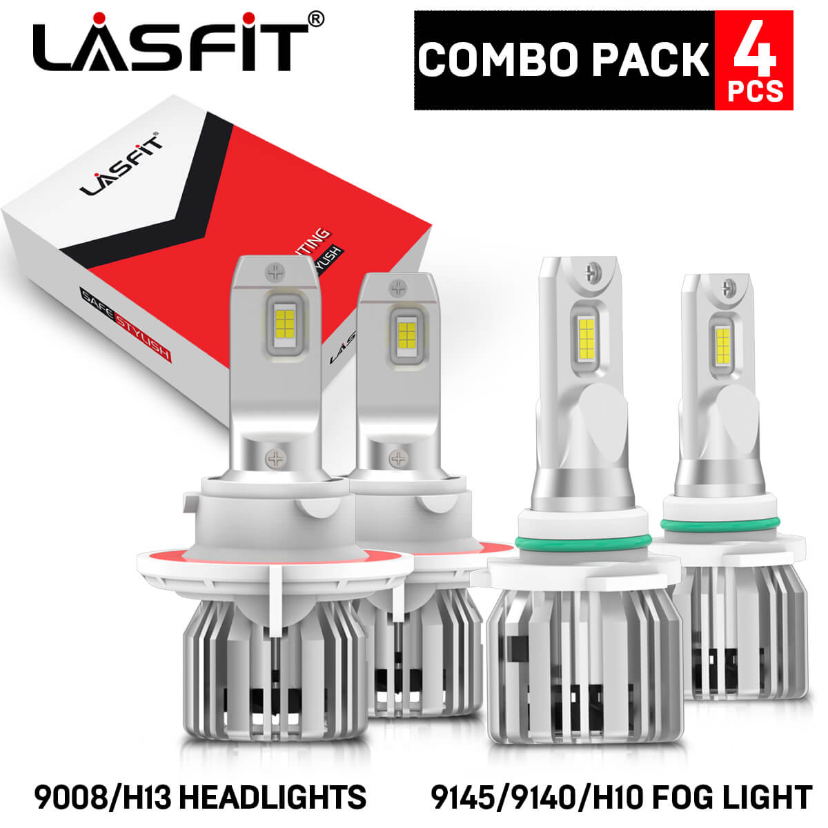 Lasfit LC Plus H10 H13 LED bulbs