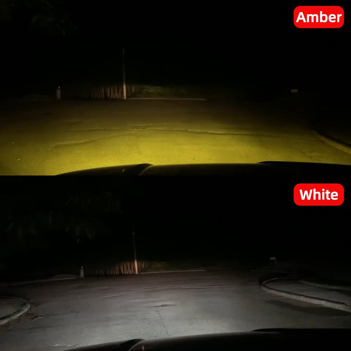 Lasfit LED switchback fog lights ultra brightness