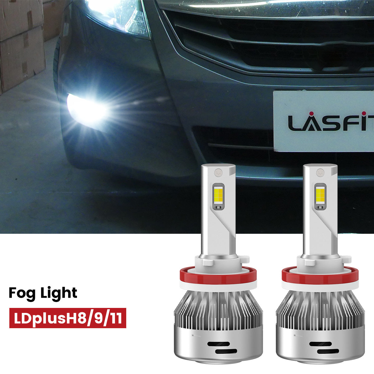 LDplus H11 led bulbs fit for 2008-2012 Honda Accord fog lights