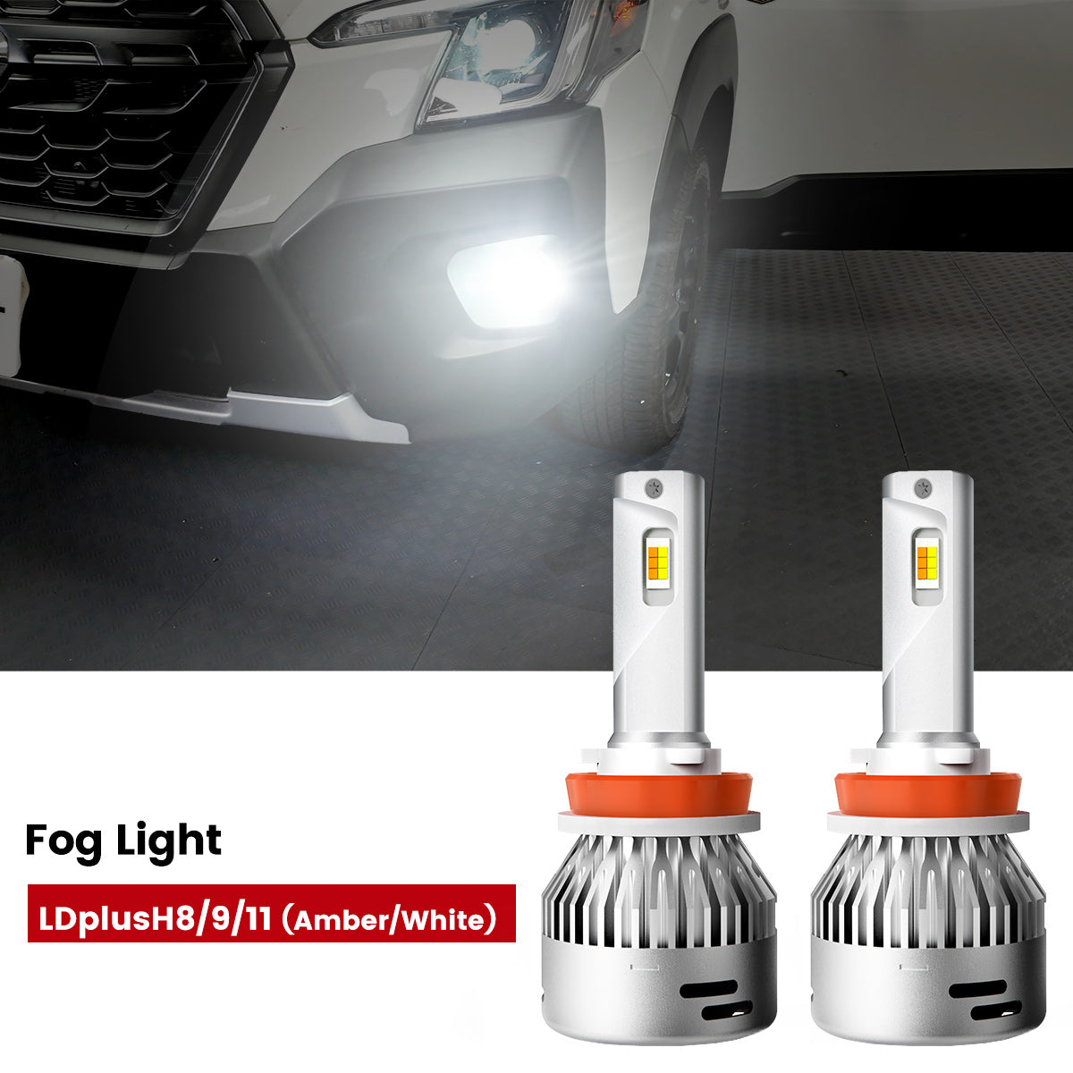 LDplus H11 led bulbs fit for 2019-2024 Subaru Forester fog lights