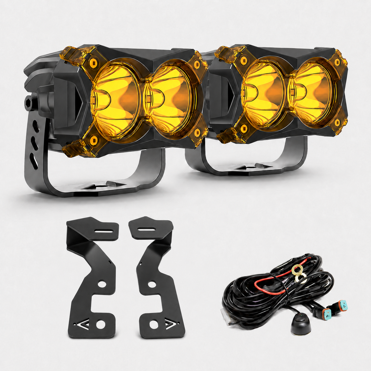 4.8 Inch LED Pod Ditch Light Kit for 2021 Ford Bronco Sport | LASFIT