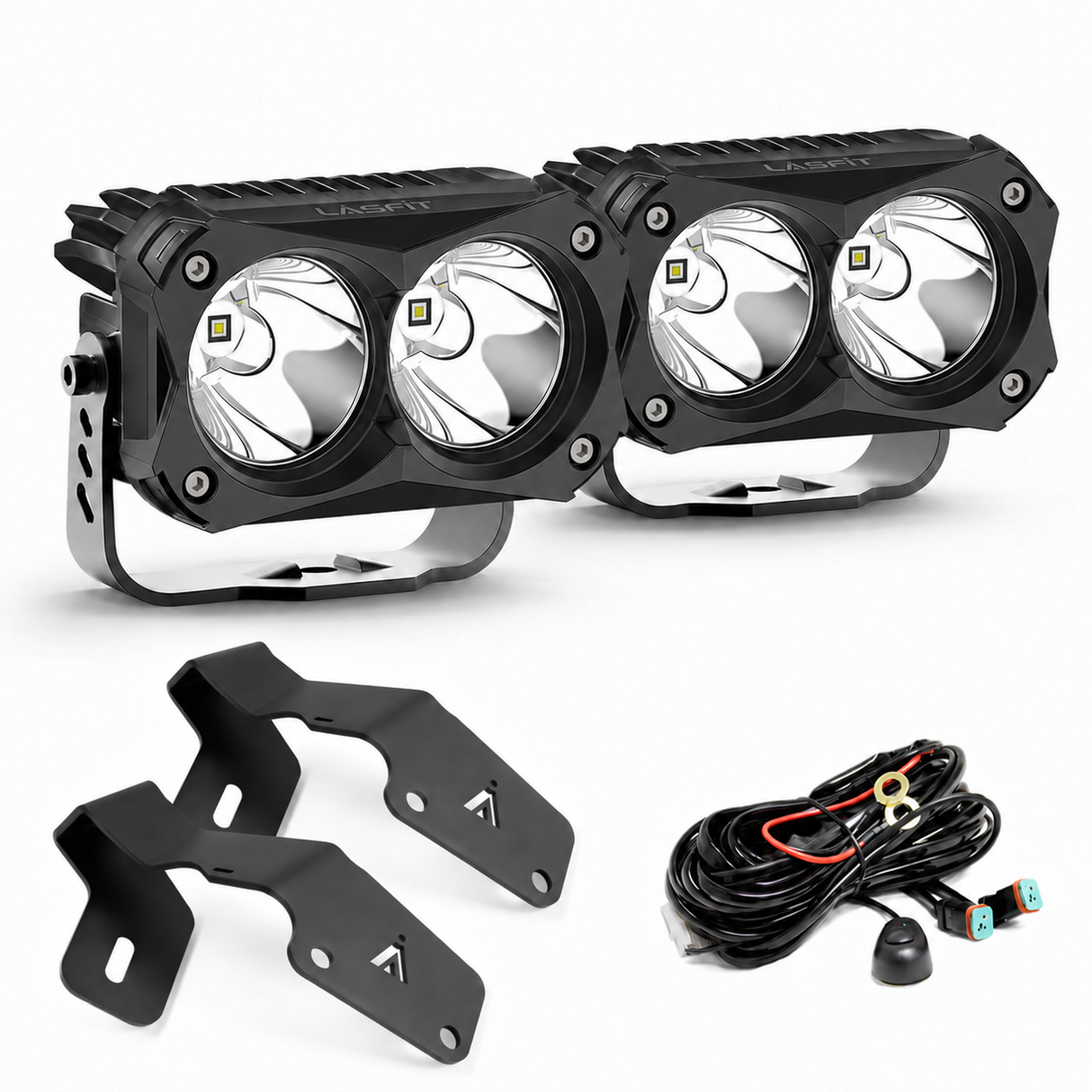 4.8 Inch LED Pod Ditch Light Kit for 2015-2021 Subaru WRX/STI | LASFIT