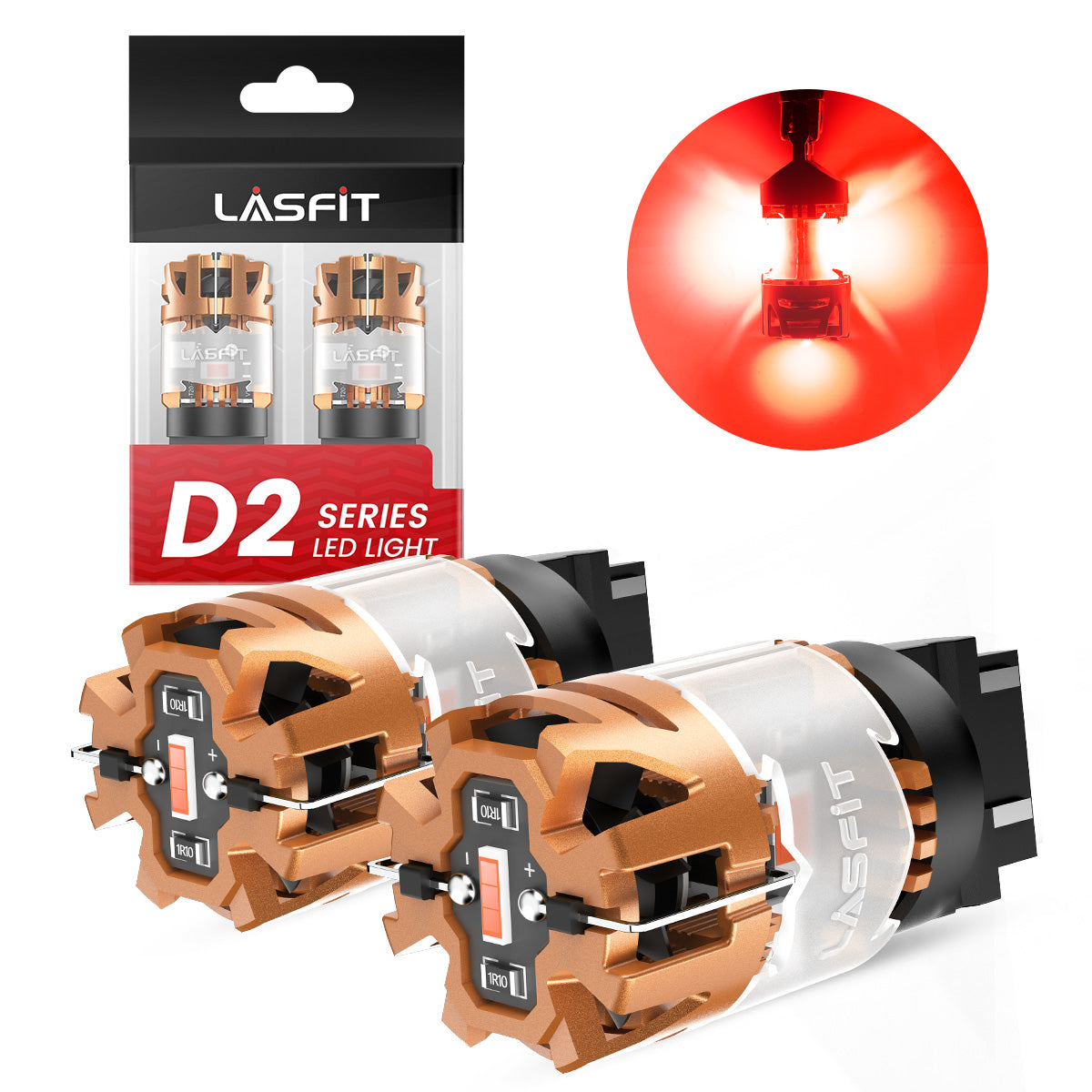 Fit For Ford F-150 2015–2023 Brake, Tail & Rear Turn Signal LED Bulbs | Lasfit