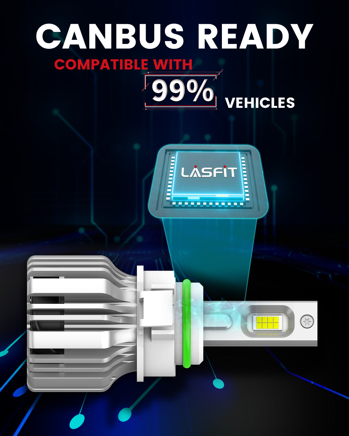 Lasfit LDplus series 5202 led fog lights canbus ready