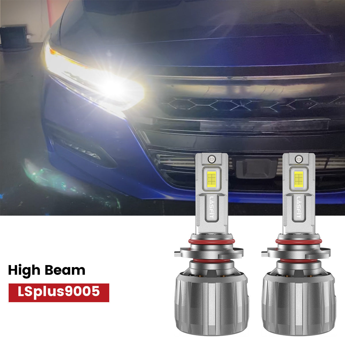 Lasfit 9005 led high beam bulbs fit for 2018-2022 Honda Accord