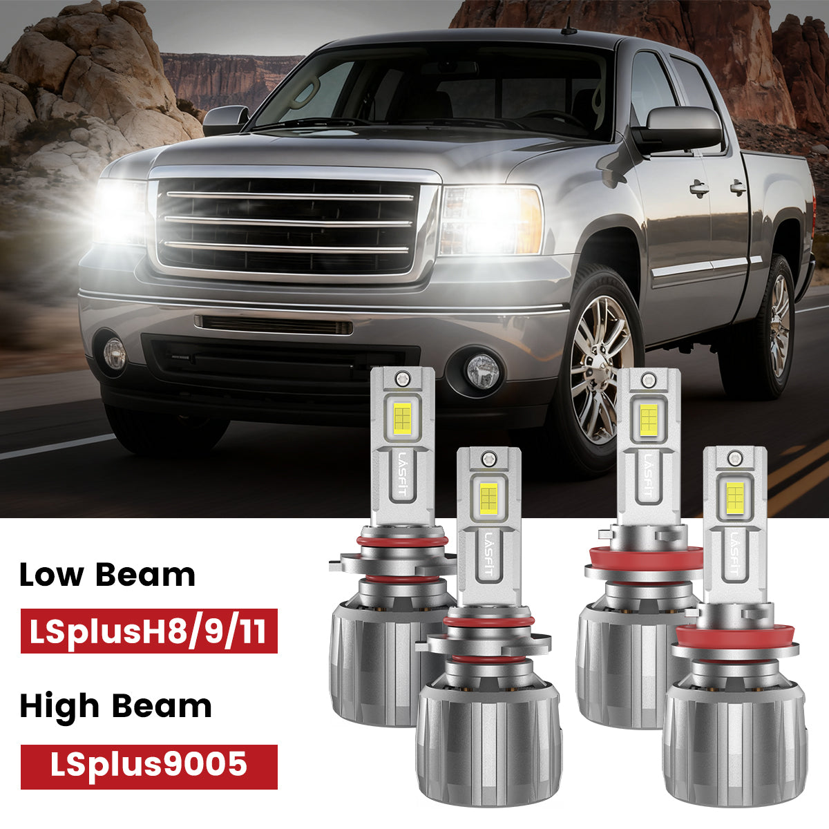 Lasfit LSplus H11 9005 led bulbs