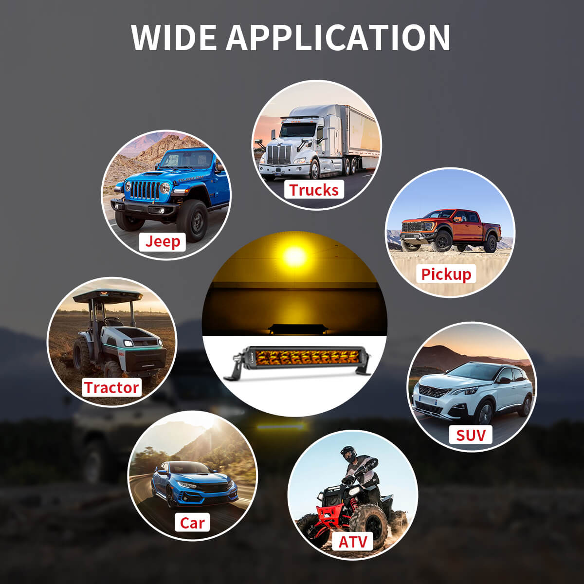 Lasfit Light Bars wide application