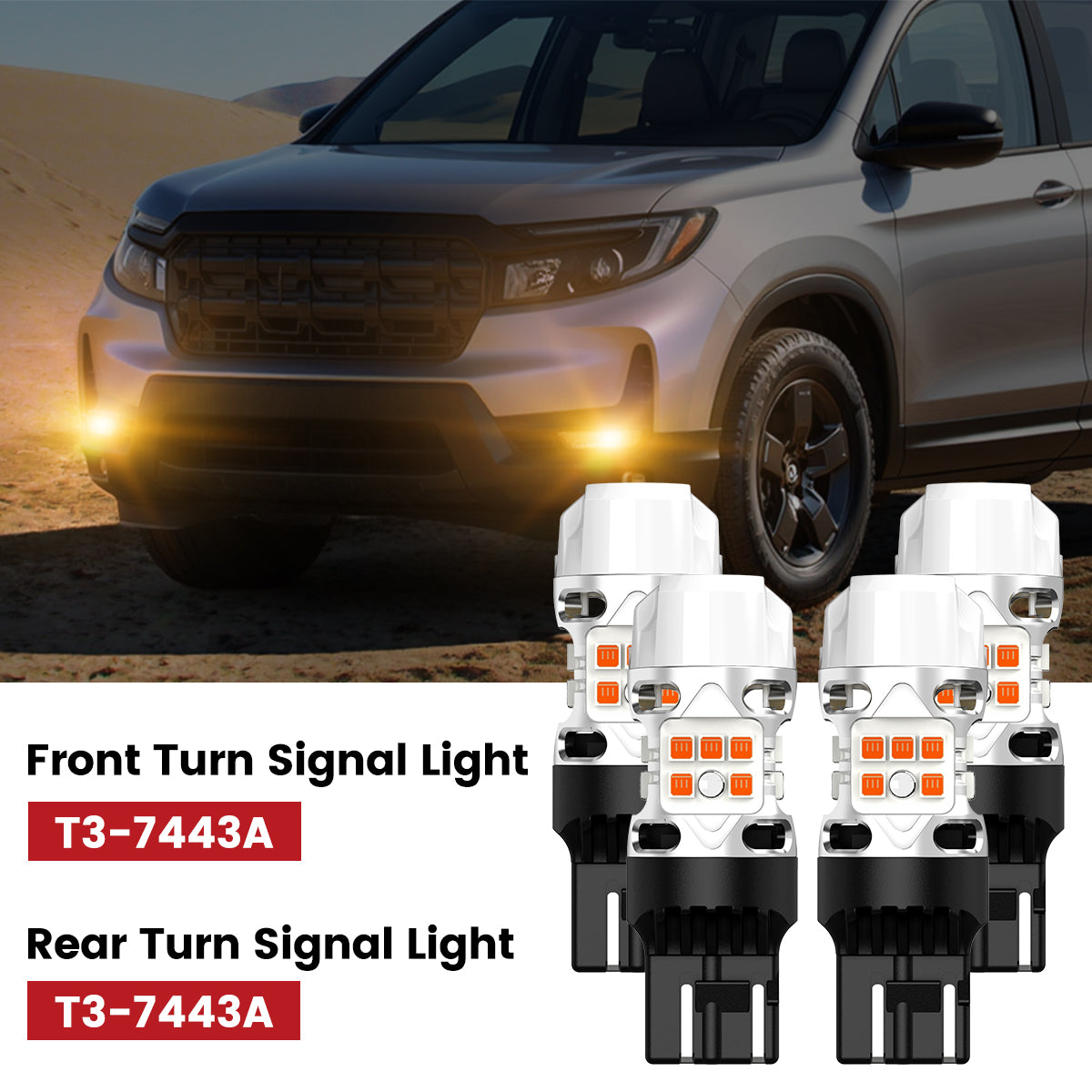 7443 led bulbs fit for 2022-2025 Honda Passport