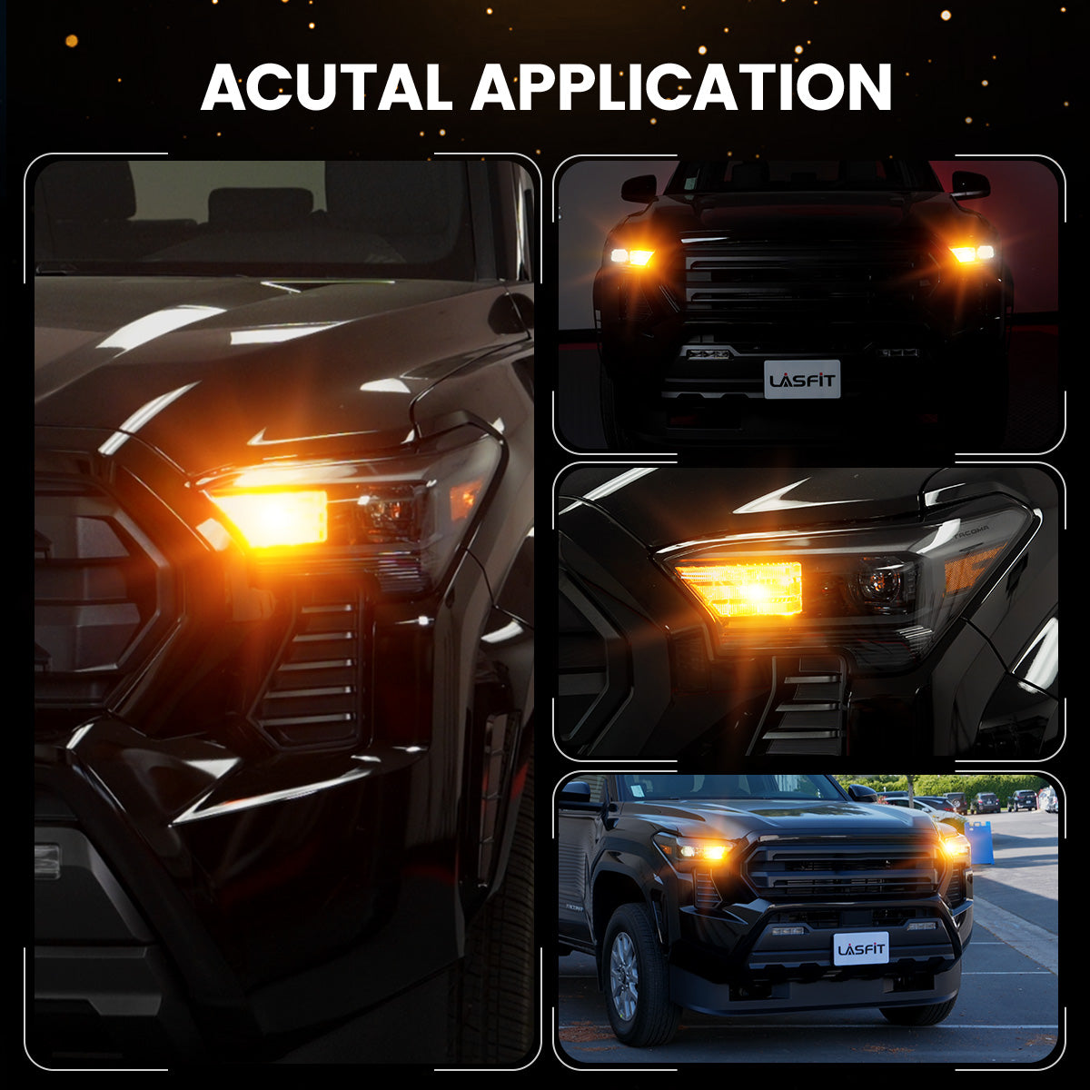 Lasfit amber 7443 led bulbs application
