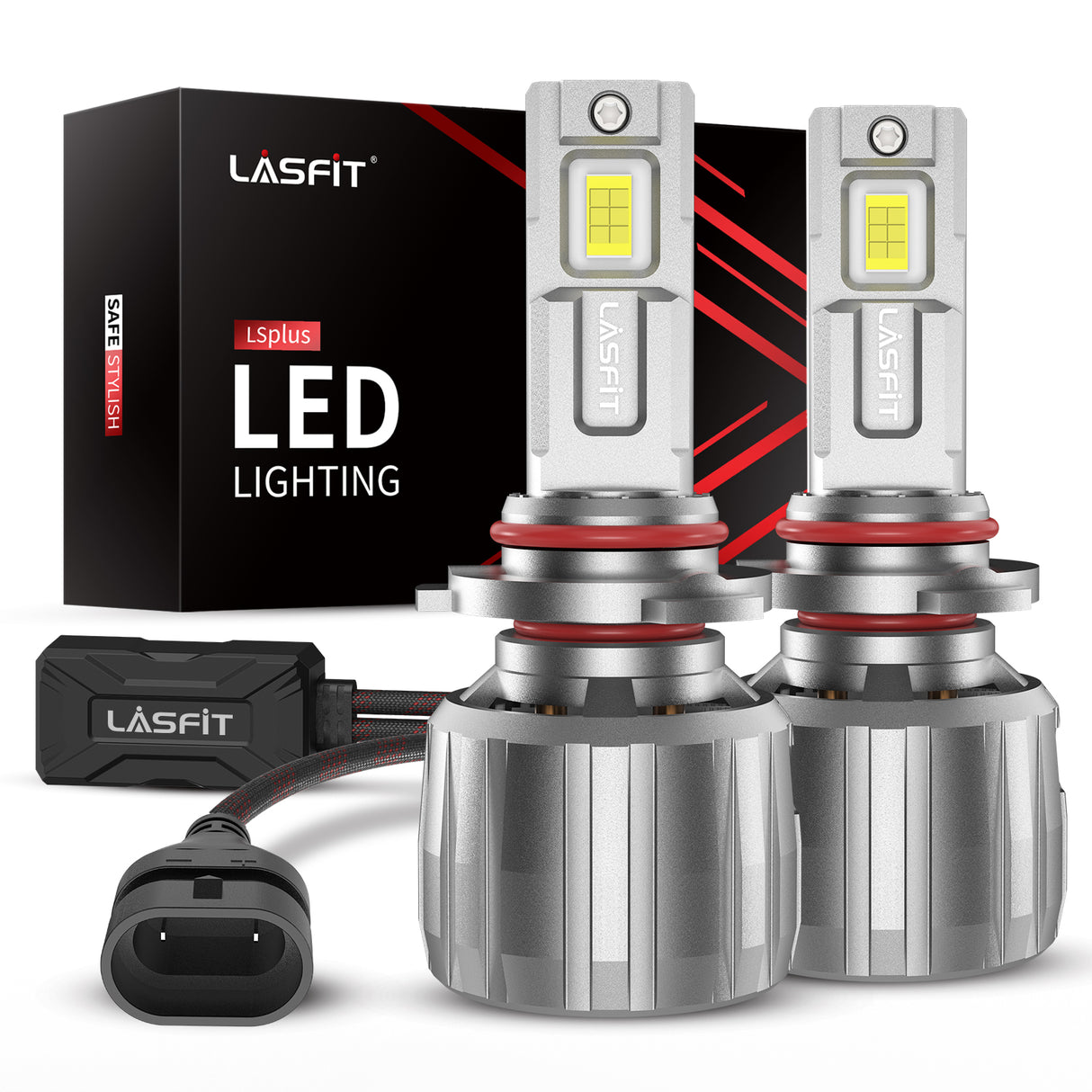Lasfit LSplus 9005 LED bulbs fit for 2015-2022 GMC Canyon headlight high beam