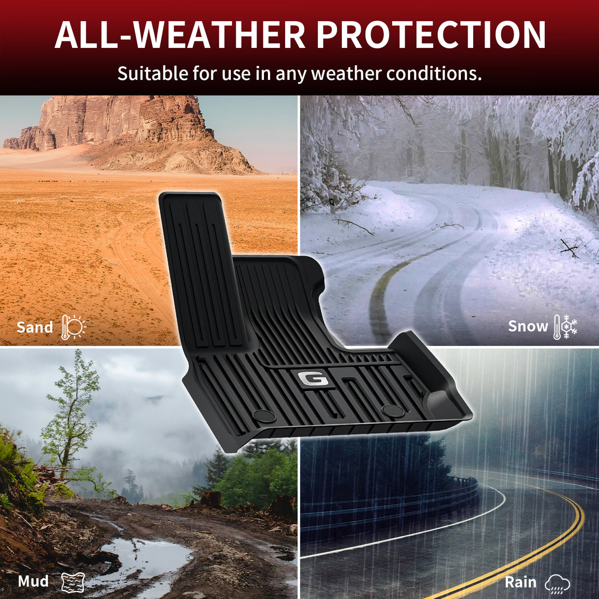 Mercedes-Benz G-CLASS SUV All Weather Floor Mats