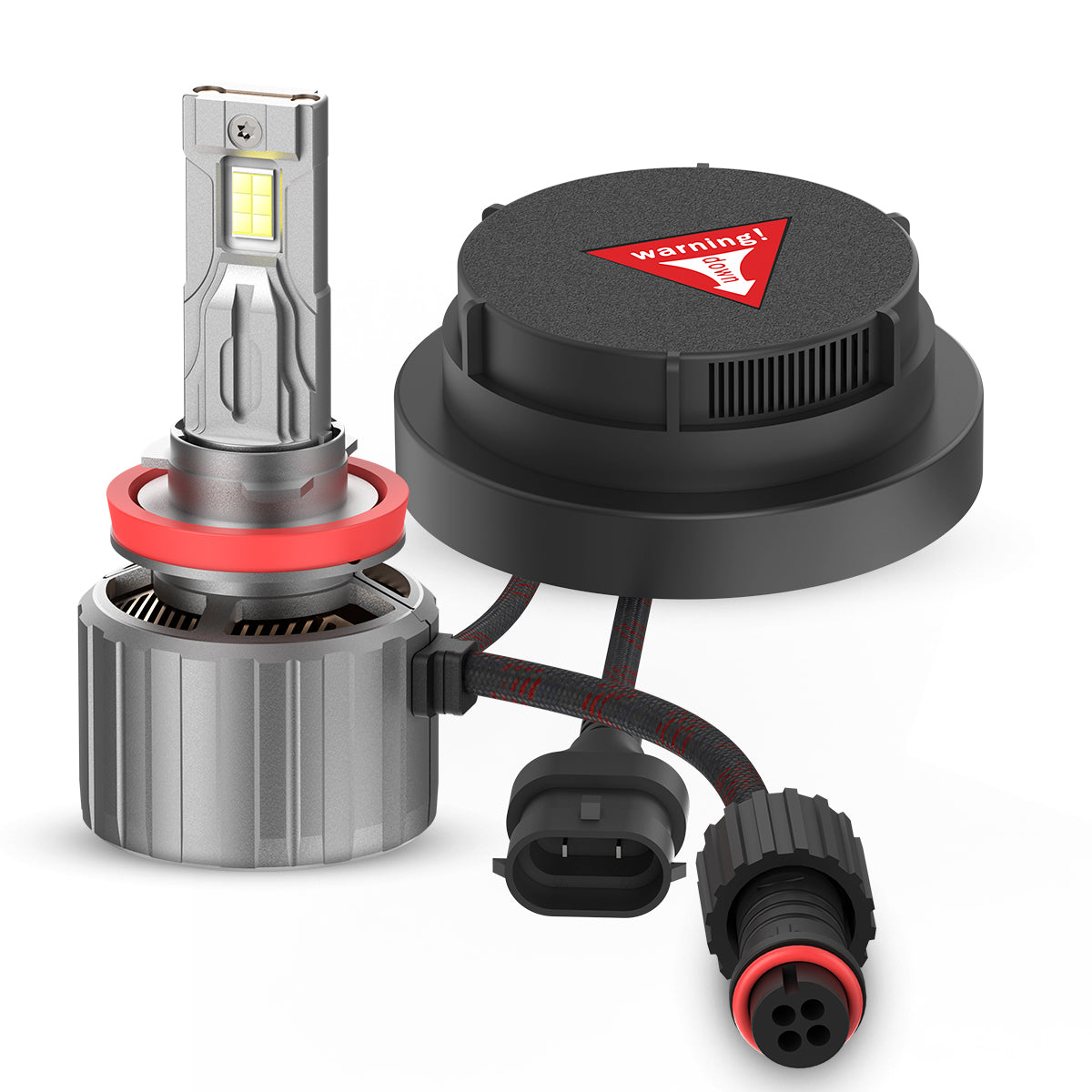 Plug n play H11 led headlight bulbs