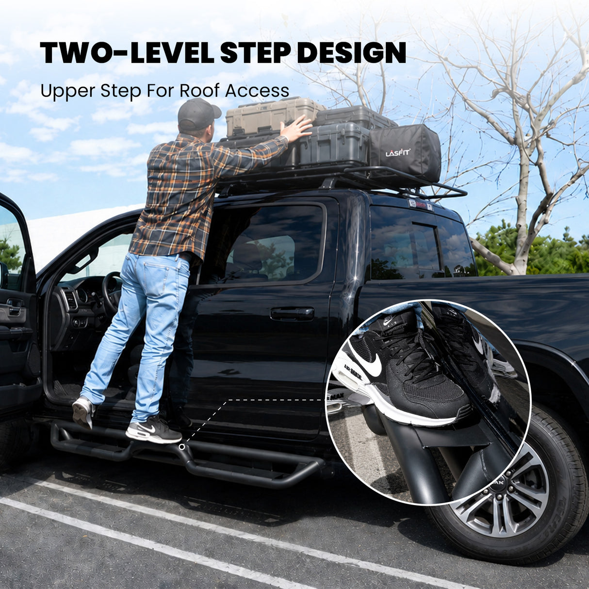 Fit for 2019-2026 Ram 1500 Running Boards Side Steps, Fit Crew Cab Only