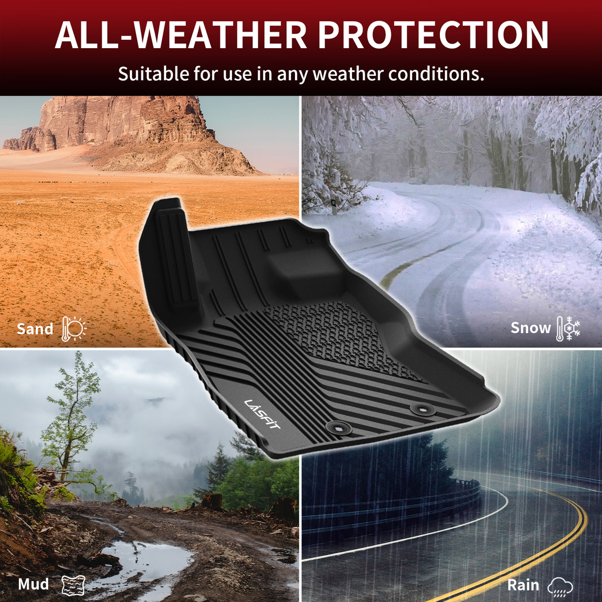 Fit for 2024-2026 Subaru Crosstrek Custom All-weather Floor Mats & Cargo Mat, Fit Gas Models Not Fit Crosstrek Hybrid