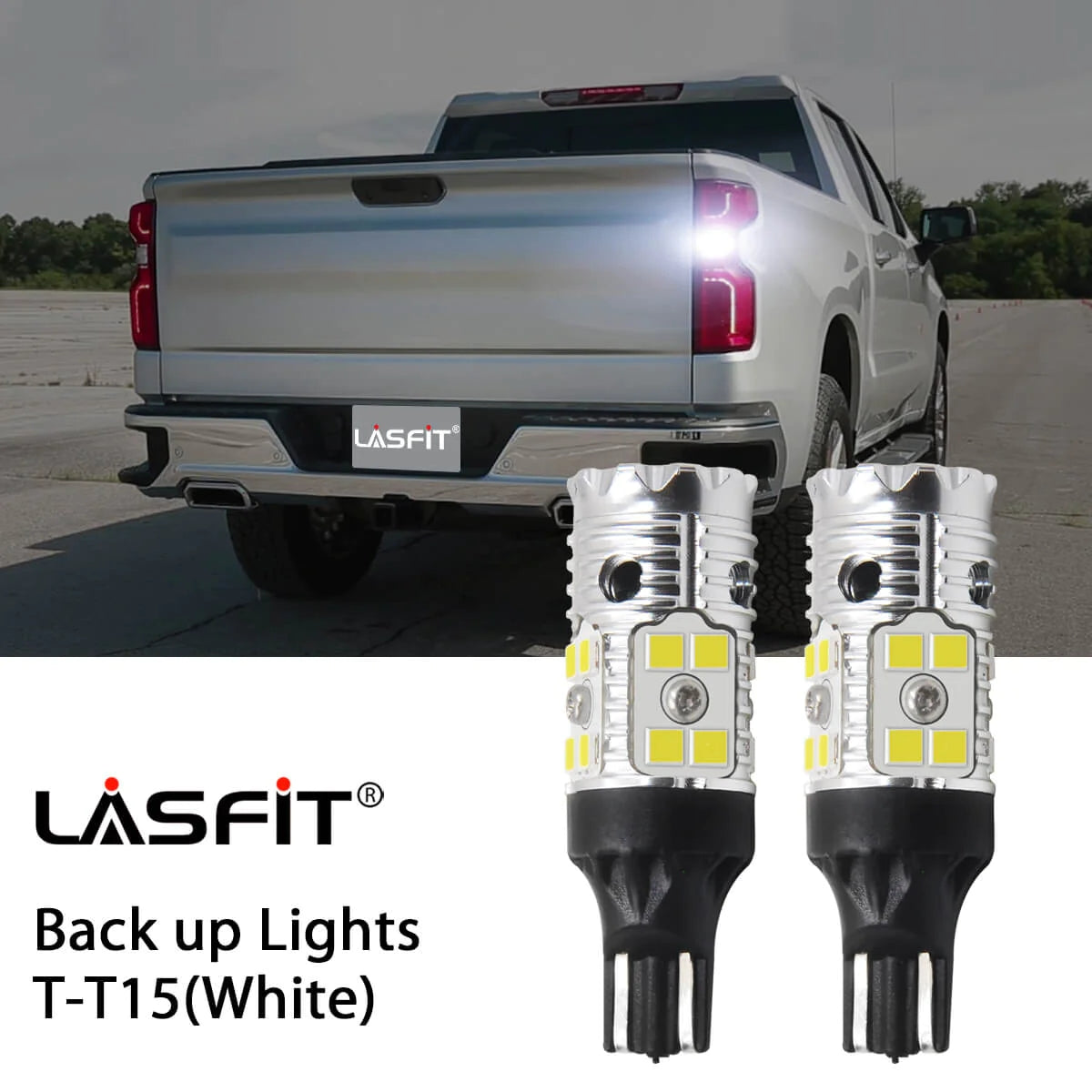 Lasfit 921 led reverse lights for 2020-2025 Chevy Silverado 2500HD 3500HD ZR2 LTZ High Country