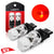 3157 3057 4057 4157 Red CanBus LED Bulbs Turn Signal Brake Tail Lights | Error Free Anti Hyper Flash, T3 Series Upgraded Version | 2 Bulbs