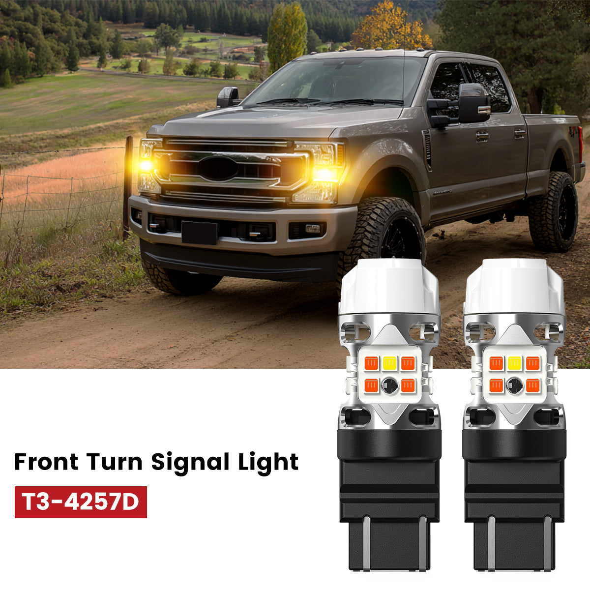 Fit for 2017-2019 Ford F-250 F-350 Super Duty The Brightest LED Bulbs Upgrade | Tested and Verified