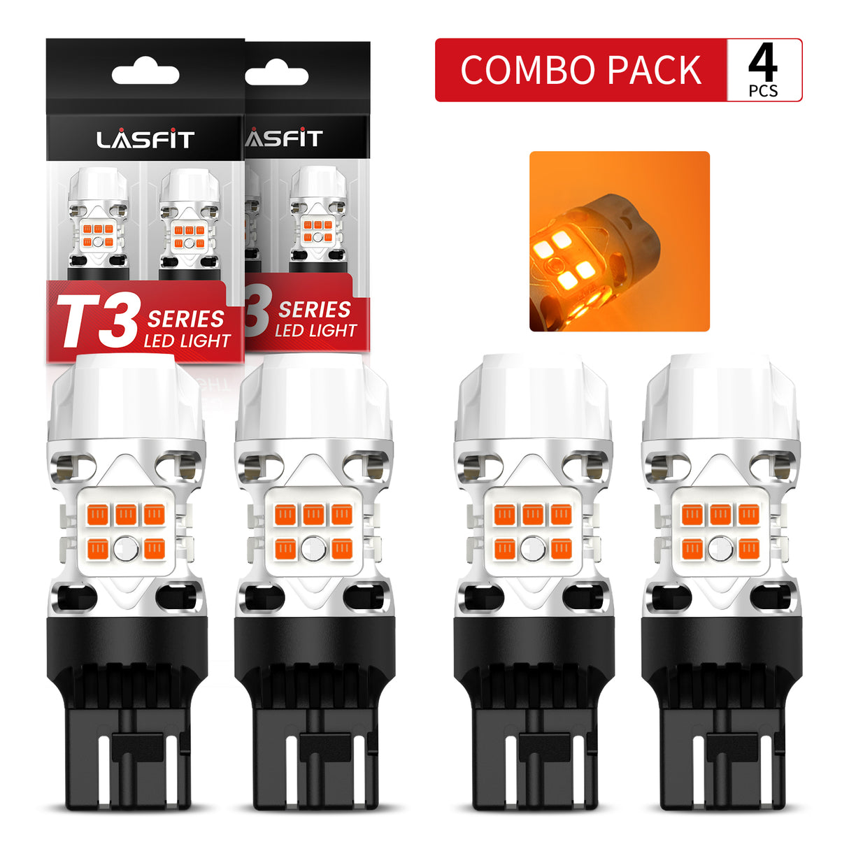 7443 led bulbs fit for 2022-2024 Toyota RAV4 turn signal lights