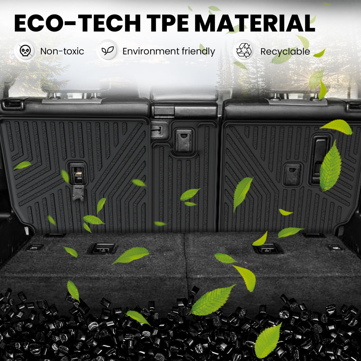 Fit for 2013-2024 Toyota 4Runner Floor Mats or Cargo Mat or Seatback Mat, Not Fit Equipped Sliding Cargo Tray Option