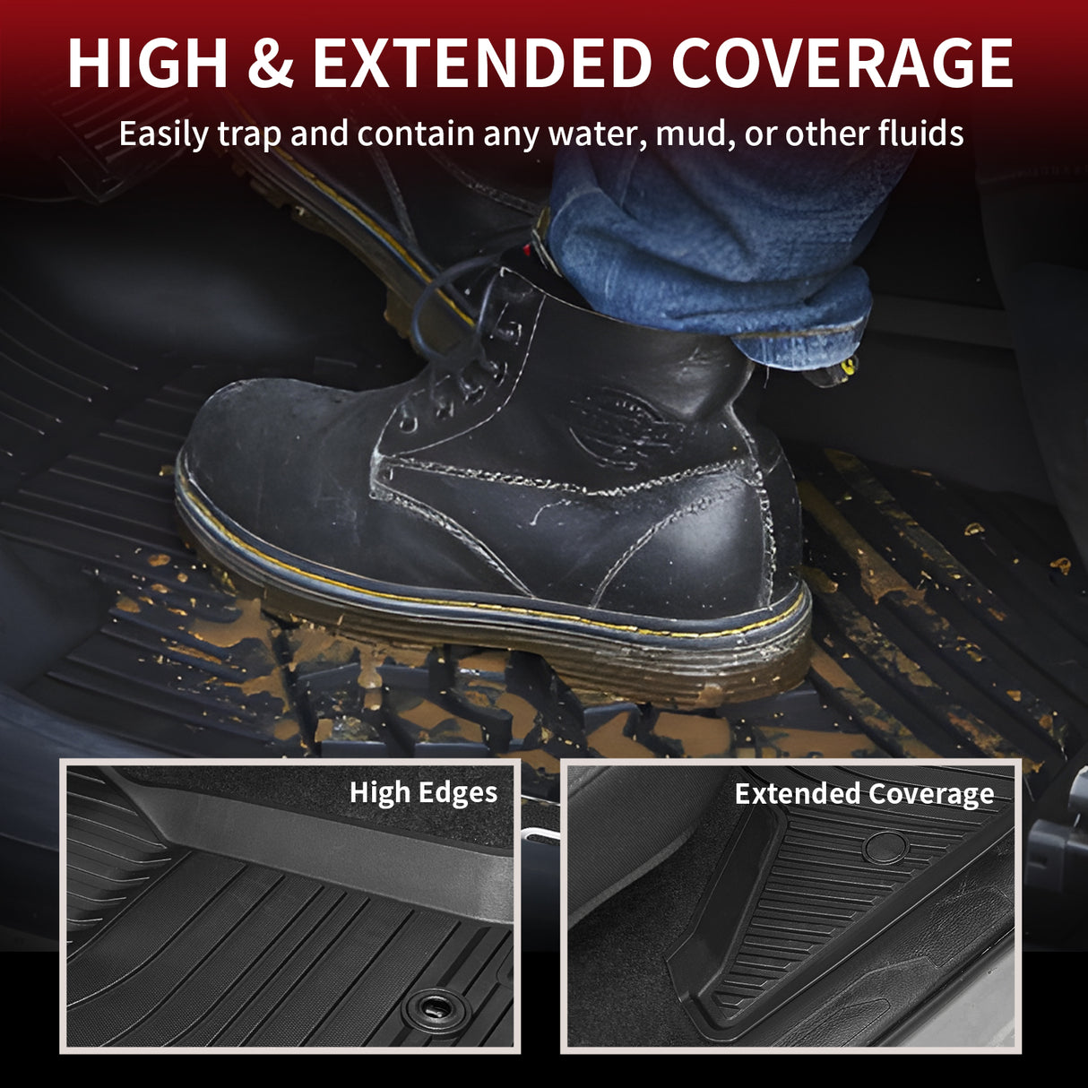 Toyota Tacoma High Edges Floor Mats