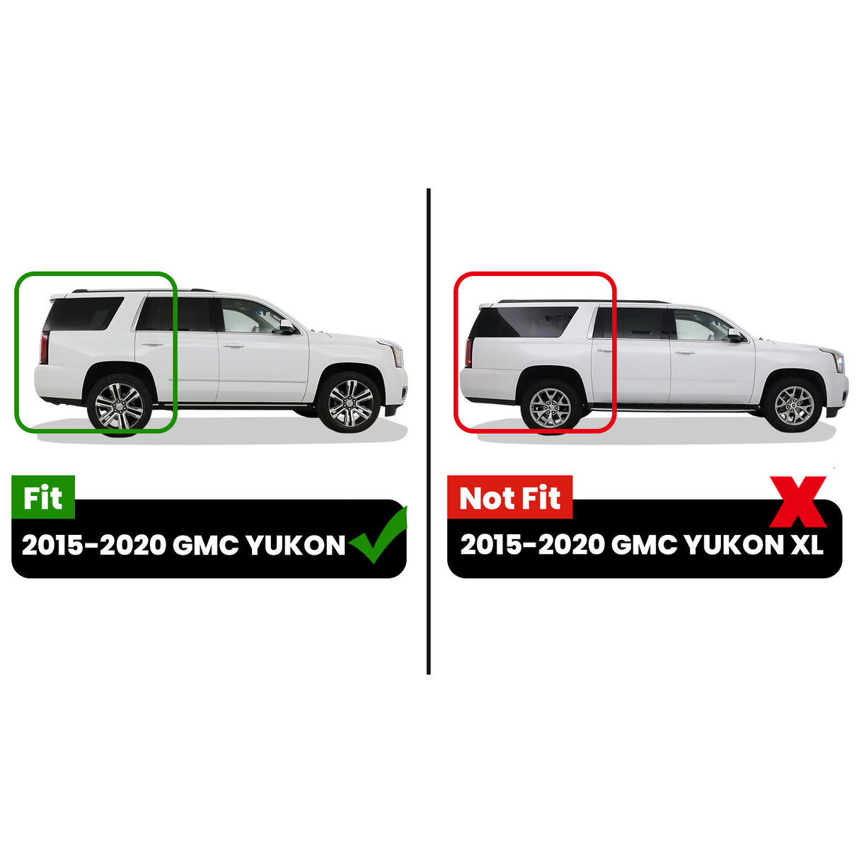 Fit for 2015-2020 GMC Yukon Floor Mats & Seatback & Cargo Mat