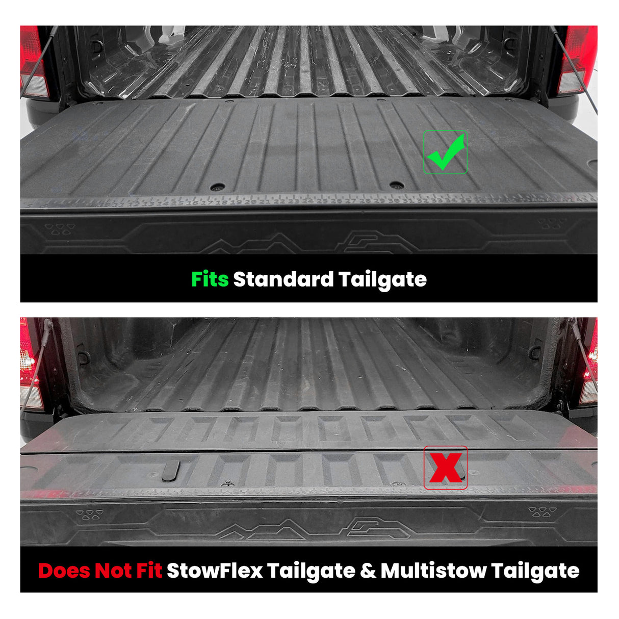 Fit for 2023-2026 GMC Canyon Heavy Duty Bed Mat or Tailgate Mat, Not Fit Drop-in liners