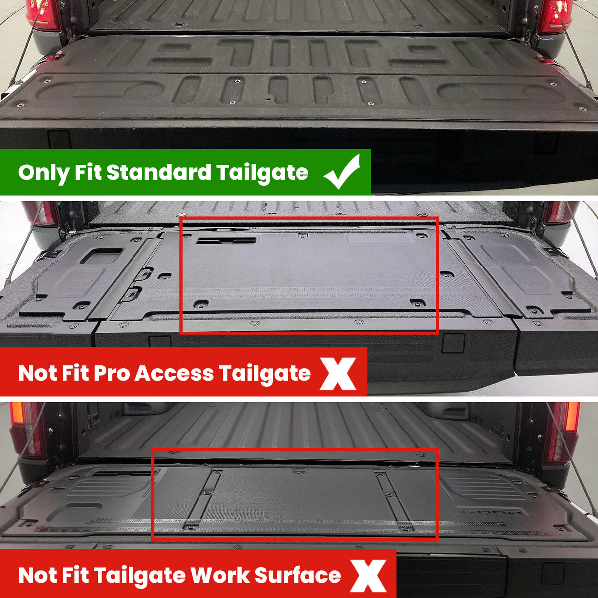 Fit for 2024-2026 Ford F-150 Bed Mat & Tailgate Mat, Including F-150 Lightning
