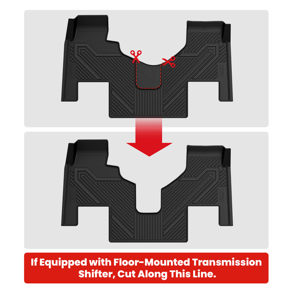Fit for 2008-2017 Freightliner Cascadia Floor Mats, Fit Sleeper Cab Only, Not Fit Day Cab