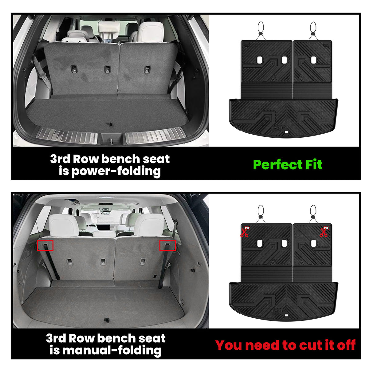 Fit for 2026 Hyundai Palisade Floor Mats or Seatback & Cargo Mat