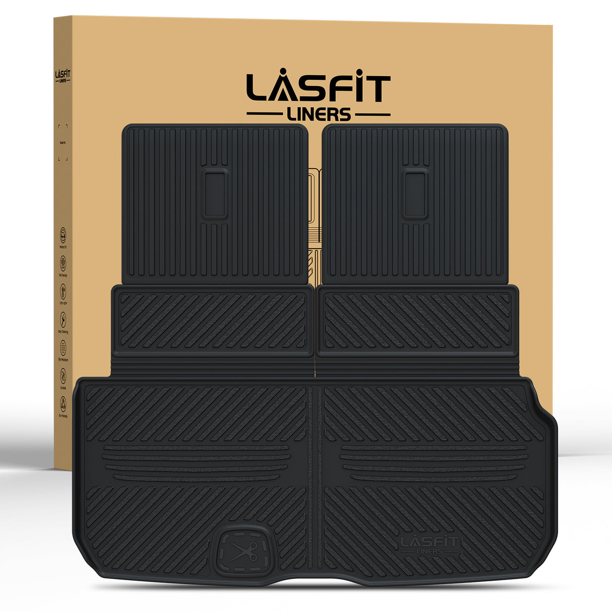 Fit for 2020-2026 Mercedes-Benz GLS Floor Mats/Cargo Mat