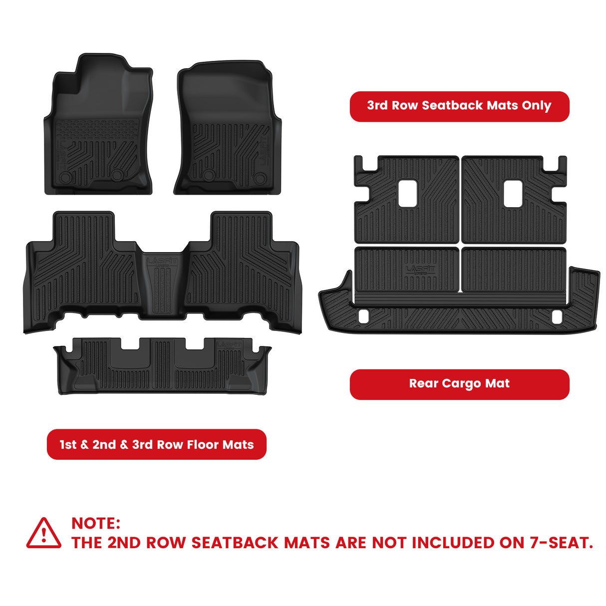 Fit for 2013-2024 Toyota 4Runner Floor Mats or Cargo Mat or Seatback Mat