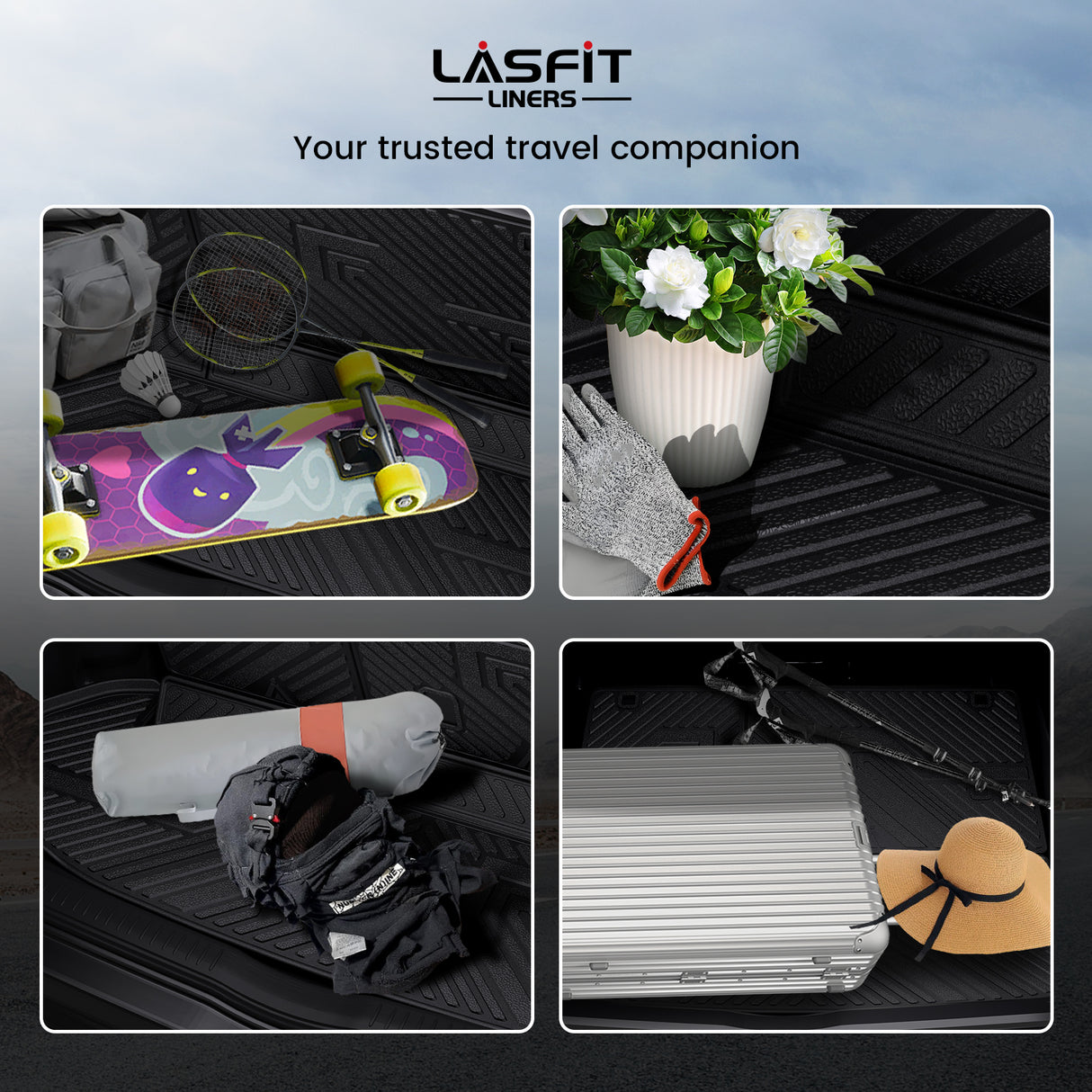 toyota highlander gas seatback & cargo mats application