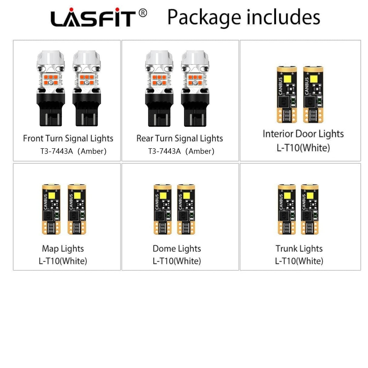 Fit for 2019-2022 Honda Pilot LED Bulbs Upgrade | Tested and Verified