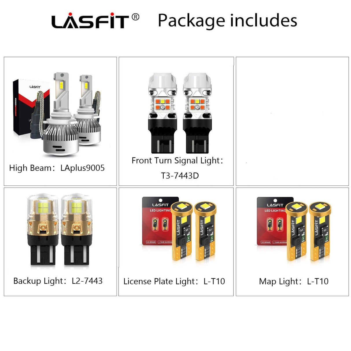 Combo package led bulbs fit for 2022-2025 Honda Ridgeline