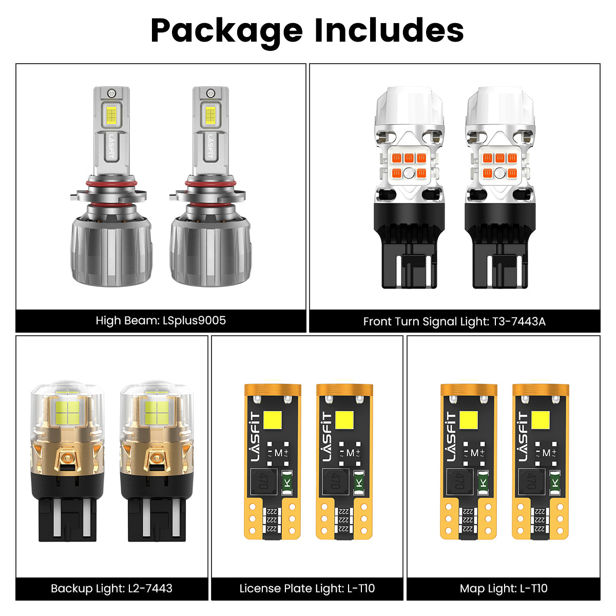 Combo package led bulbs fit for 2022-2025 Honda Ridgeline