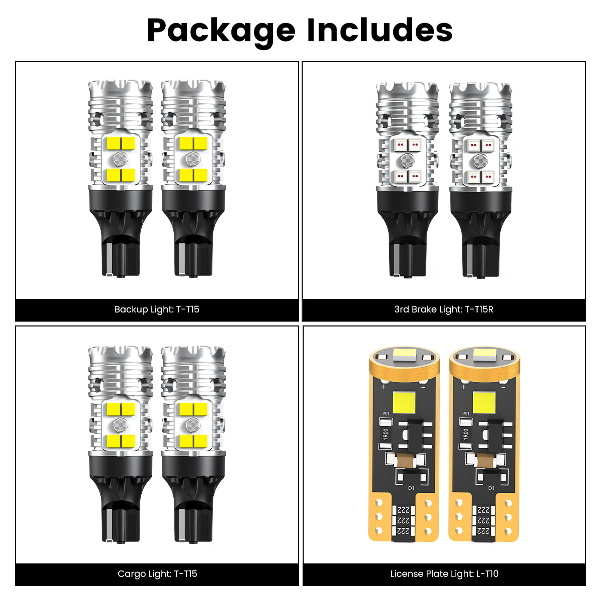 Custom Engineered for 2016-2018 Chevrolet Silverado 1500 LED Bulbs Upgrade | Tested and Verified