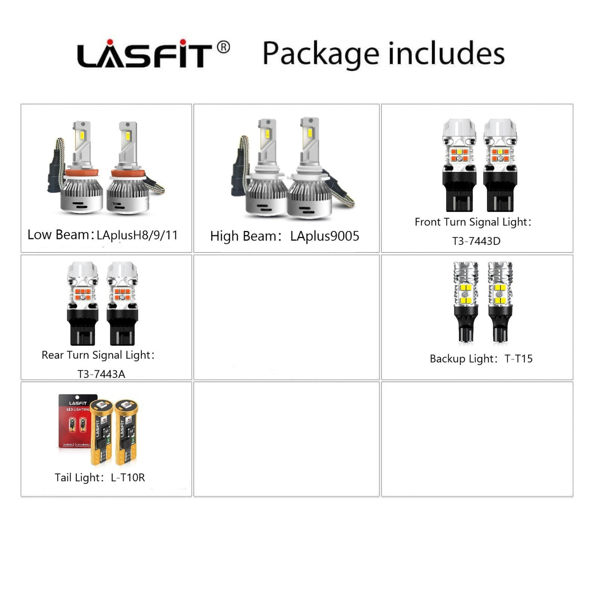 combo package led bulbs fit for 2022-2025 Chevy Malibu