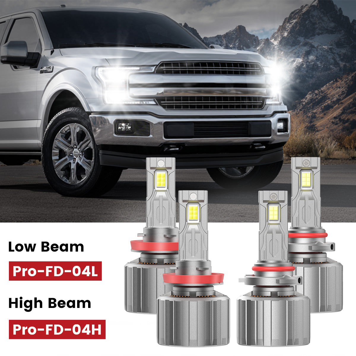 custom made led headlight bulbs for 2018-2020 Ford F-150