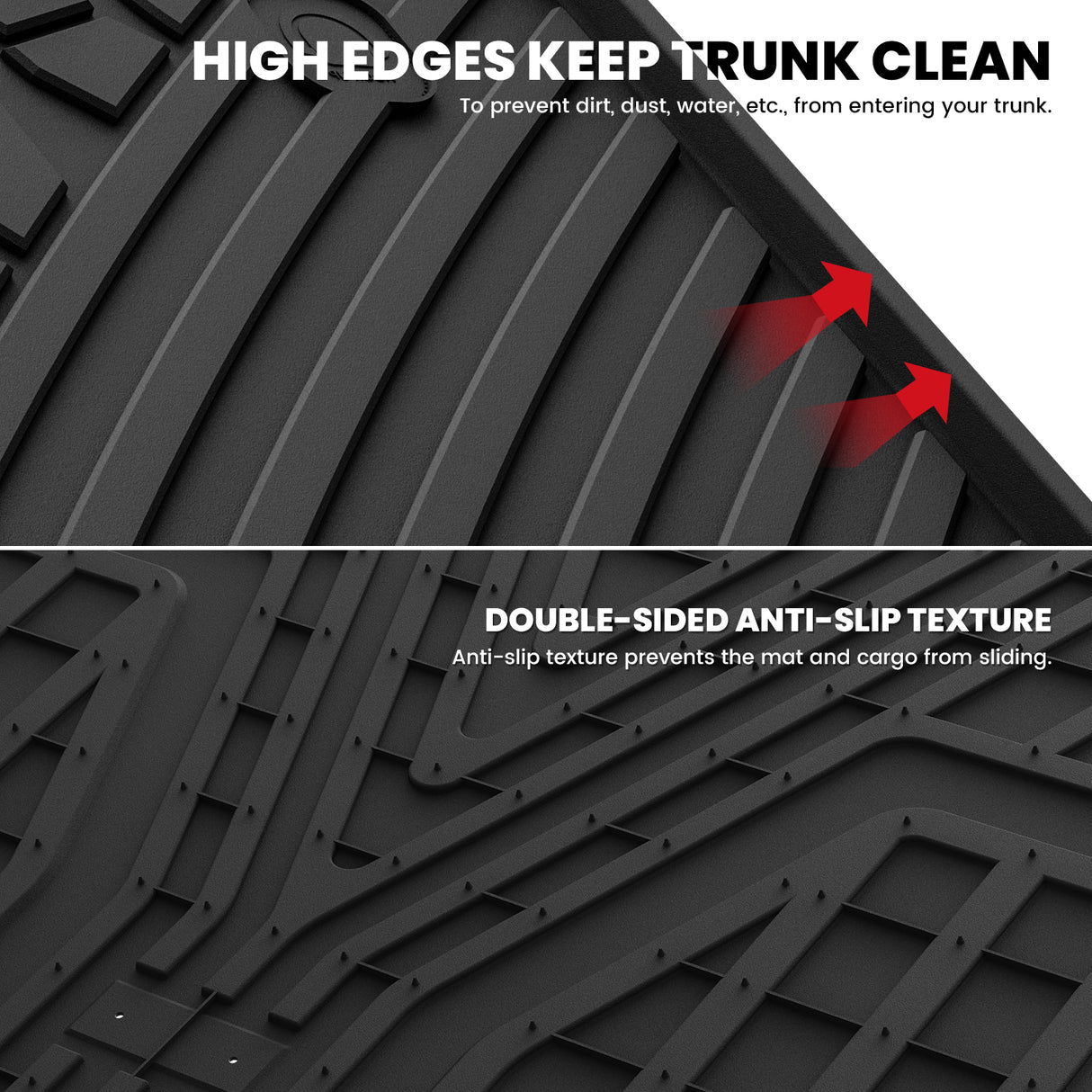 Fit for 2018-2026 Jeep Wrangler JL Floor Mats or Cargo Mat, Fit 4-Door Only(Don't fit 4xe)