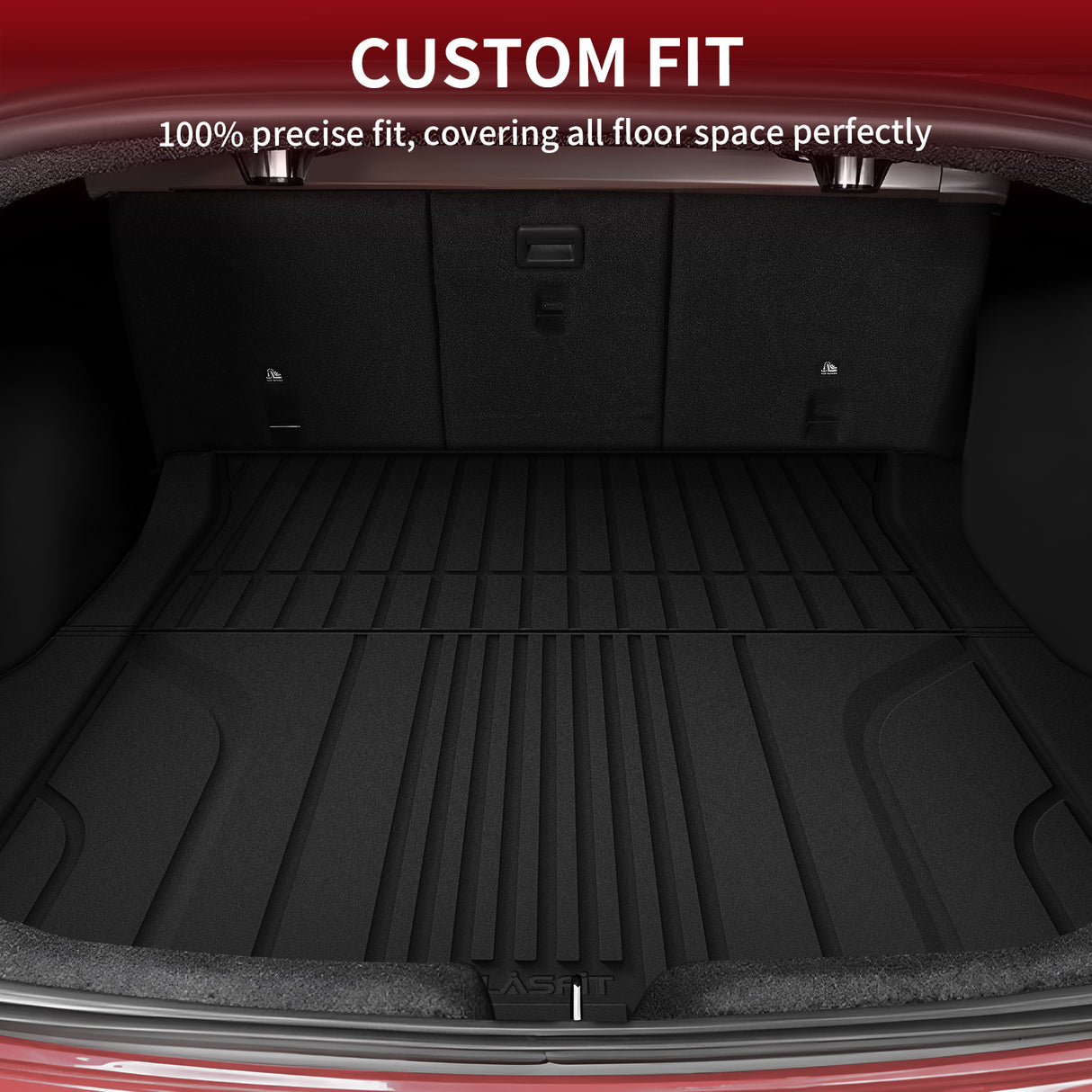 Fit for 2024-2026 Tesla Model 3 Highland All-Weather Floor Mats for Frunk & 1st Row & 2nd Row & Trunk Well & Cargo Mats