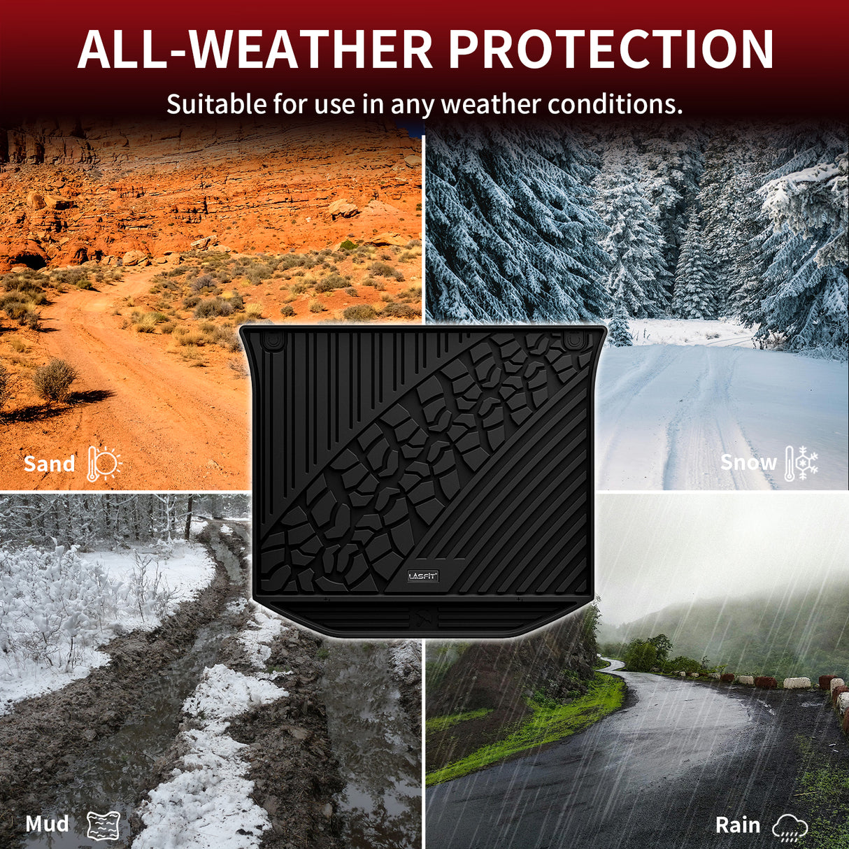 Fit for 2016-2022 Jeep Grand Cherokee WK Floor Mats or Cargo Mats