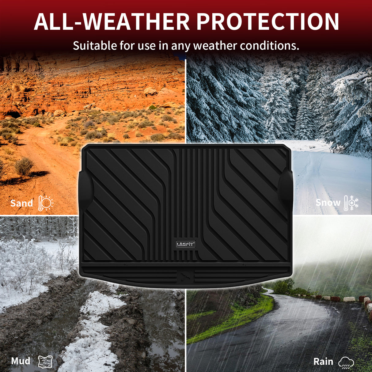 Fit for 2024-2026 Subaru Crosstrek Custom All-weather Floor Mats & Cargo Mat, Fit Gas Models Not Fit Crosstrek Hybrid