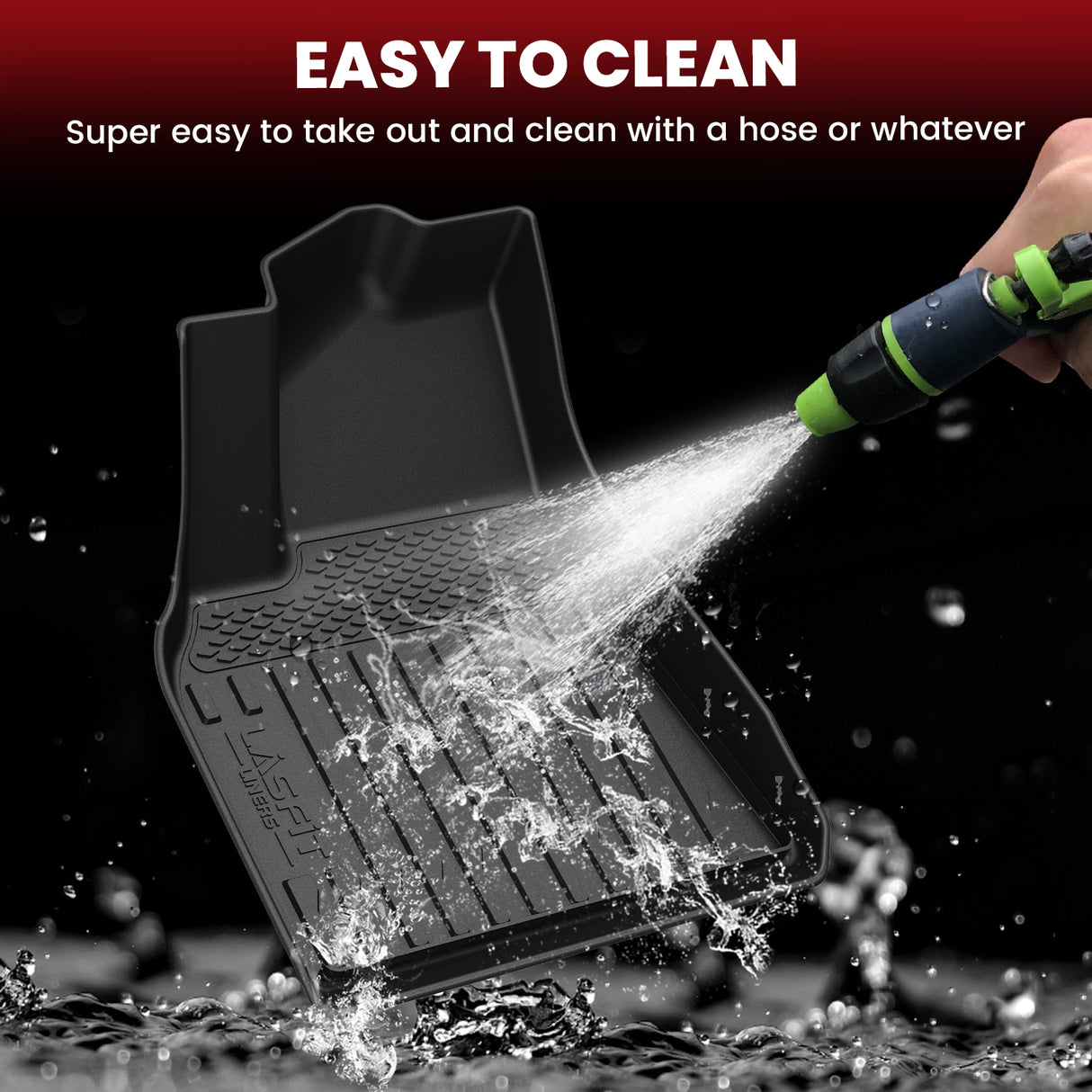 Easy to Clean 2023-2025 Tesla Cybertruck Floor & Frunk & Trunk Well & Bed Mats