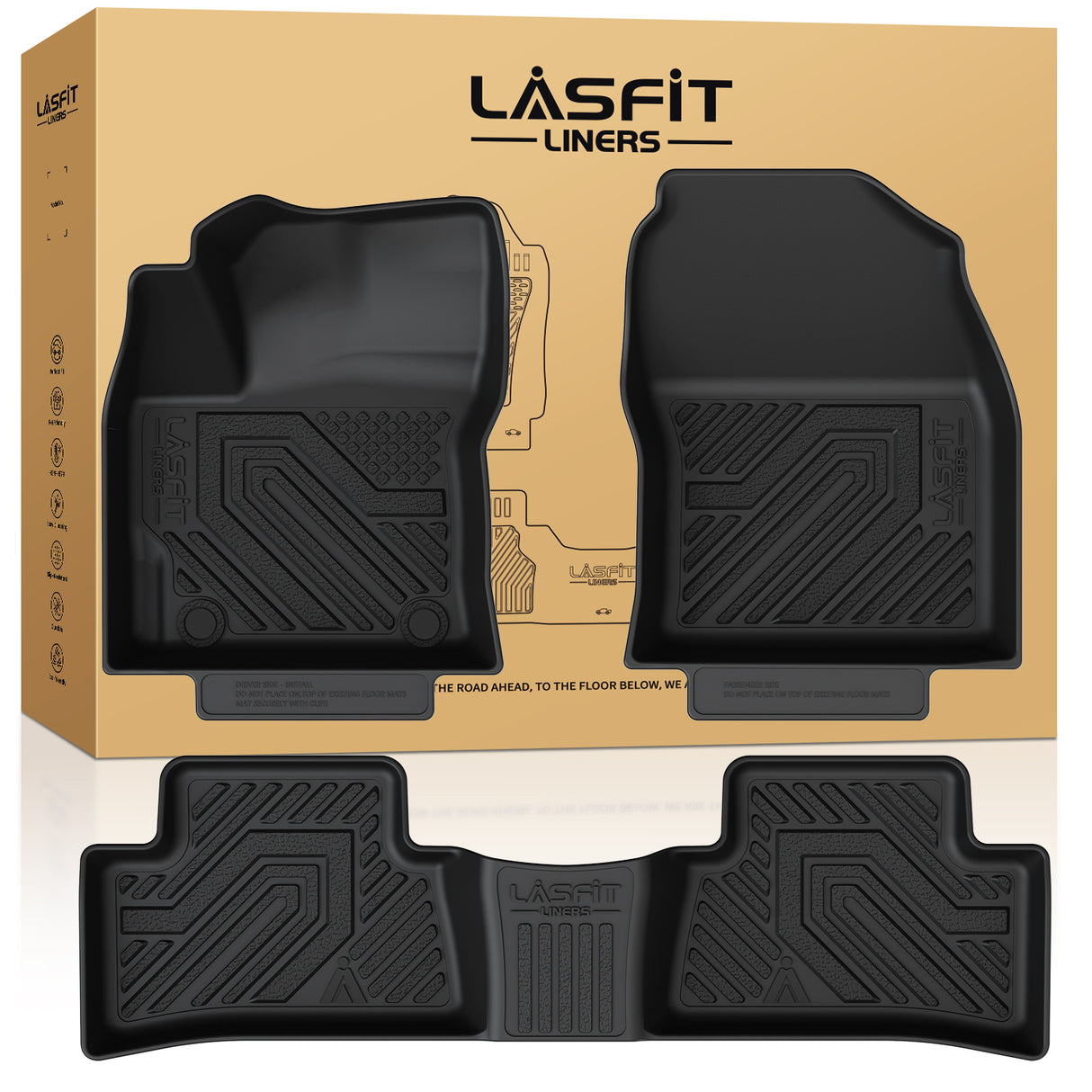 2022-2025 Toyota Corolla Cross Custom Fit Hybrid TPE Floor Mats Package