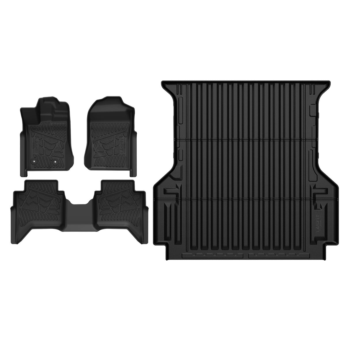 Fit for 2024-2026 Ford Ranger 5FT(59.6") Heavy Duty Truck Bed Mat or Tailgate Mat, Not Fit Drop-in liners