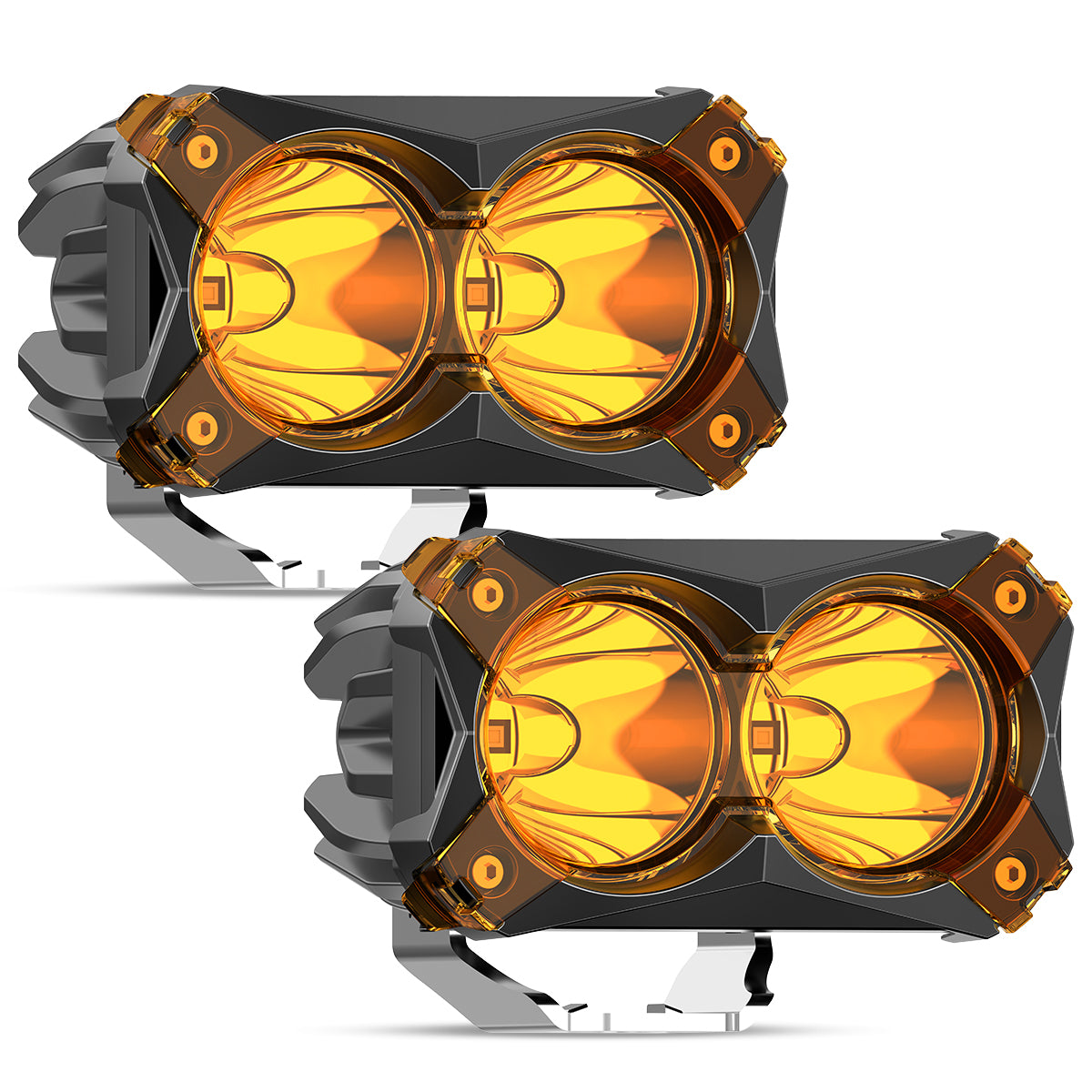 high power 4.8" amber led spot pod lights