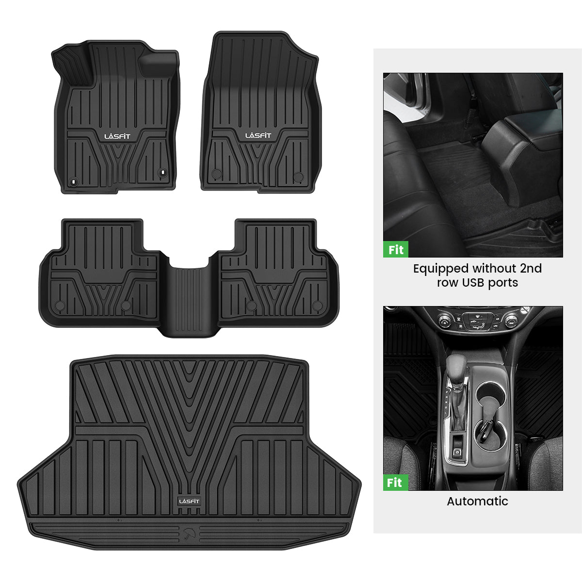 2022-2025 Honda Civic Floor Mats & Cargo Mats without USB Port